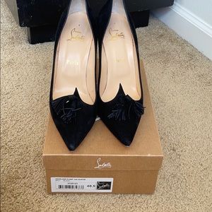 Christian Louboutin Gwalior Suede Pump 100mm